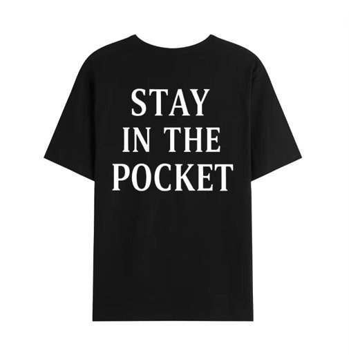 Black Stay In The Pocket Tee Shirt