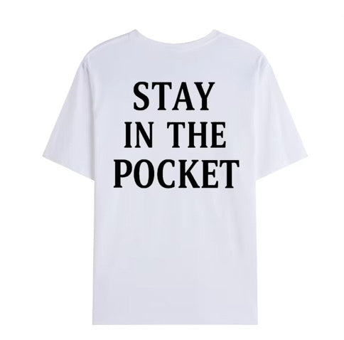 White Stay In The Pocket Tee Shirt